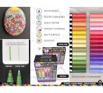 Set de marqueurs acryliques tooli fleurs sauvages couleurs assorties pointe 0,7 mm lot 28