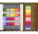 Set de marqueurs acryliques tooli fleurs sauvages couleurs assorties pointe 0,7 mm lot 28