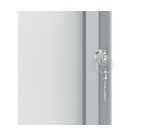 Vitrine d'extérieur nobo h69x75cm fond métal 6f