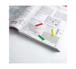 Distributeur post-it index flèche 20f coloris assortis set 5 cartes