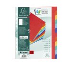 Intercalaires exacompta carte lustrée rigide format a4+ 24,5x29,7cm 12 positions coloris assortis