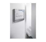 Plaque murale durable click sign a6 paysage cadre profilé plastique haute qualité 14,9x10,5cm coloris gris graphite