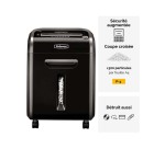Destructeur fellowes 79ci coupe croisée 4x38mm capacité 16f vitesse 3.3m/min 47x38x26cm 12.8kg couleur noir