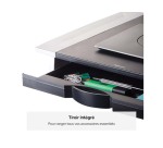 Support moniteur fellowes compact office réglable hauteur coloris noir/gris