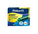 Cartouche pelikan courte standard vert étui 6 unités