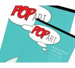 Bloc de toiles pébéo pop art coton peinture format a4 210x297mm 20f