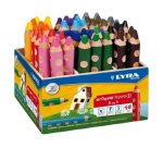 Crayon couleur lyra groove triple 3en1 10mm coffret école 48 unités