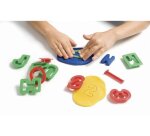 Pâte à modeler jovi box blandiver coloris assortis blanc jaune rouge vert bleu orange 6 pains 460g
