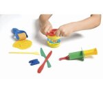 Pâte à modeler jovi box blandiver coloris assortis blanc jaune rouge vert bleu orange 6 pains 460g