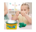 Pâte à modeler jovi box blandiver coloris assortis blanc jaune rouge vert bleu orange 6 pains 460g