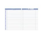 Journal préparation de classe éditions fuzeau couverture carte 1 face 235g a4+ 240x320mm agrafage 3 points 78 pages