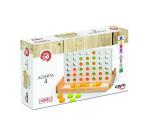 Jeu quatre en ligne bois 42 pions
