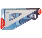 Équerre maped aluminium anodisé embouts protect system anti-bruit résistance optimale 21cm 60 degrés