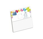 Carte de visite Oxford 155x155 x25 blanc
