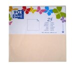 Carte de visite Oxford 155x155 x25 beige
