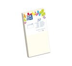 Lot de 20 enveloppes Oxford 110x220  beige auto adhesive beige