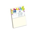 Paquet d'enveloppes Oxford 114x162 x20 beige auto adhesive beige