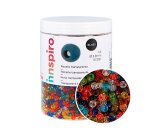 Perle rocaille transparente diamètre 5mm bocal 500g