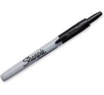 Marqueur permanent sharpie retractable pointe fine       conique ogive 1mm clapet de   protection encre couleur