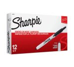 Marqueur permanent sharpie retractable pointe fine       conique ogive 1mm clapet de   protection encre couleur