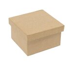 Boite o'color carton a decorer forme carre 9x5cm lot 10 unites