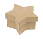 Boite o'color carton a decorer forme etoile 9x5cm    lot 10 unites