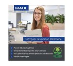 Luminaire bureau maul joy 16 led hauteur 33,5 cm bras      38,5cm tete diametre 11,8cm   coloris argent