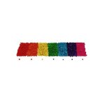 Perles sodertex rondelle bois 3x8mm coloris assortis pack   1000 unites