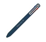 Stylo-bille pentel 4 couleurs izee retractable pointe large 1mm clip metal corps bleu     fonce