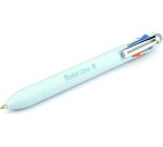 Stylo-bille pentel 4 couleurs izee retractable pointe large 1mm clip metal corps vert     menthe