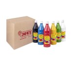 Gouache liquide jovi set b 1000ml couleurs primaires     assortis boite 6 bouteilles