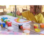 Gouache liquide jovi set b 1000ml couleurs primaires     assortis boite 6 bouteilles