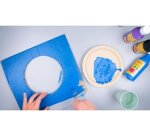 Gouache liquide jovi set b 1000ml couleurs primaires     assortis boite 6 bouteilles