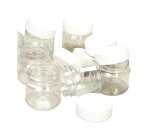 Pot o'color vide ouverture total couvercle vissant 50ml  transparent sachet 12 unites