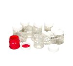 Pot o'color vide ouverture total couvercle vissant 50ml  transparent sachet 12 unites