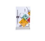 Porte-visuel vertical pied aluminium A4 - Cristal