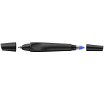 Roller a cartouche schneider breeze grip antiderapant      trait moyen encre bleu royal  effacable coloris noir-noir