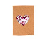 Sequin sodertex plat coeur 6mm coloris assortis pack     3000 unites