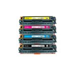 Toner laser compatible clover hp noir/cyan/magenta/jaune pack 4 couleur