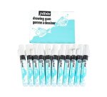Marqueur pébéo drawing gum pointe ogive 4mm mèche de rechange sur capuchon inodore lot de 10 + 1 gratuit