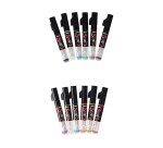 Marqueur peinture pébéo skrib acrylique brillant multi-supports pointe 0.7mm couleurs classiques set 12 unités