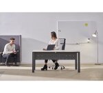 Tableau magnétique cep laqué sans cadre rd-6521pro fixation verticale/horizontale 100x150cm