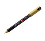 Marqueur posca pc1mr or base eau pointe calibrée extra fine 0,7mm sans                    odeurs/alcool/solvant tous