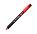 Marqueur posca pc1mr base eau pointe calibree extra fine    0,7mm sans odeurs/alcool/solvant coloris rouge