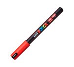 Marqueur posca pc1mr base eau pointe calibree extra fine    0,7mm sans odeurs/alcool/solvant coloris rouge