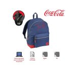 Sac a dos borne viquel coca-cola tasty dim.          410x300x190mm