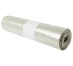Sac poubelle domestique 52x60cm calibre 70 capacité 20l coloris transparent rouleau 20 unités