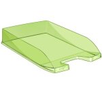 Corbeille à courrier cep first tonic polypropylène antichoc préhension facile 350x255x65mm coloris vert