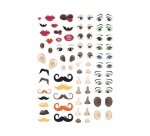 Gommette graine creative visage 210x148mm pochette 124 unites