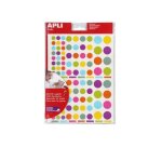 Gommette apli agipa funny peps pochette 20 feuilles 2080 unités